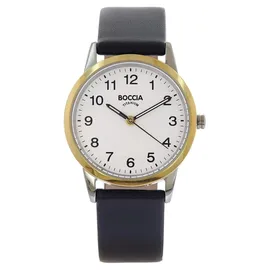 Boccia Titanium Classic Titan bicolor Leder 3379-02 28 mm
