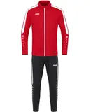 Jako Power Polyester Trainingsanzug Kinder 100 rot 152