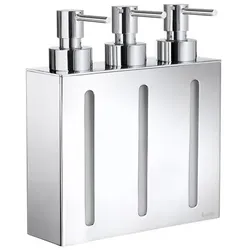 Smedbo Outline Seifenspender | Wandmontage##mit drei Behältern Breite 167 mm FK259