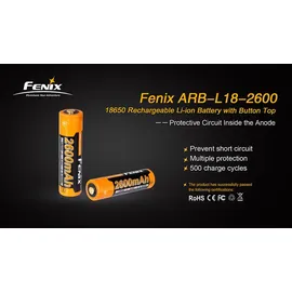 Fenix ARB-L18-3500 18650 Li-Ion Akku 1 St.