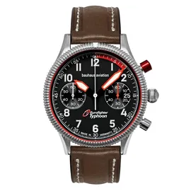 Bauhaus Aviation Eurofighter Schwarz Leder 25762