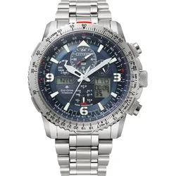 Citizen Funkuhren Sky JY8100-80L - blau,titanweiß - 45,4mm