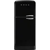 Smeg FAB50LBL5 Retro-Kühl-Gefrierkombination (400 l, 1921 mm hoch, Schwarz)