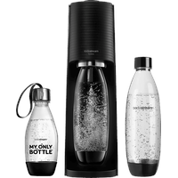 Sodastream Terra black + PET-Flasche 0,5 l + 2 PET-Flaschen 1 l + Zylinder