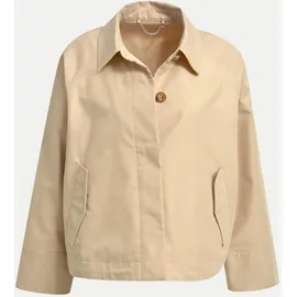 DW-Shop Jacke aus Baumwoll-Mix, Sand,