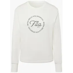 Sweatshirt - Damen - offwhite