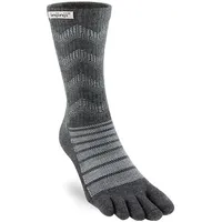 injinji Outdoor Midweight Crew Wandersocken grau XL