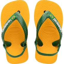 havaianas Kinder-Flip-Flops mit Gummizug und „Baby Brasil“-Logo - Grün - 21