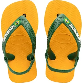 havaianas Kinder-Flip-Flops mit Gummizug und „Baby Brasil“-Logo - Grün - 21