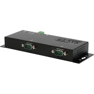 Exsys Serial Device Server 2x RS232/422/485, PoE,