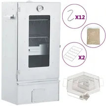 vidaXL Räucherofen mit Kaltrauchgenerator 44,5 x 29 x 83 cm Verzinkter Stahl V3200755