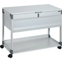 Durable Hängemappenwagen System File Trolley 100 Multi Top für 100 Mappen grau