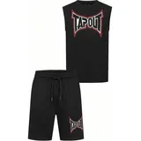 TapouT Herren ärmelloses T-Shirt & Shorts Set normale Passform DORRISA