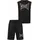 TapouT Herren ärmelloses T-Shirt & Shorts Set normale Passform DORRISA