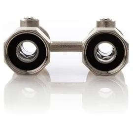 Simplex Hahnblock D1/50 Standard, Durchgangsform, für Heizkörper 1⁄2 Zoll IG