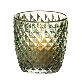 Boltze Teelichthalter Marilu Glas grün