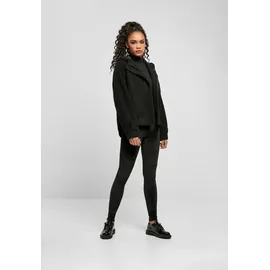 URBAN CLASSICS Ladies Short Sherpa Jacket in black - schwarz - XL