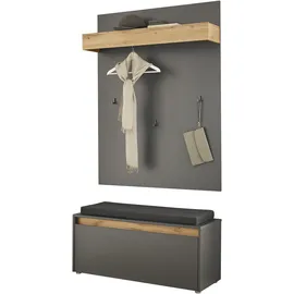 INOSIGN GIRON/CiTY Schuhbank 100 x 40 x 170 grau