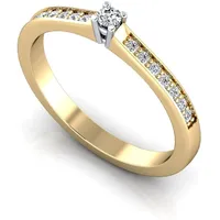 Verlobungsring VR05 750er Gelb-/Weiflgold - 6697
