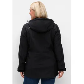sheego Funktionsjacke in schwarz | Gr.: 58