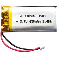 802040-650mah3.7v wiederaufladbare Polymer Lithium Batterie Beauty Instrument Hydratation Instrument Mitesser Instrument Gesichtswaschanlage