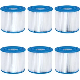 Summer Waves Filterkartusche Größe D 6er Pack