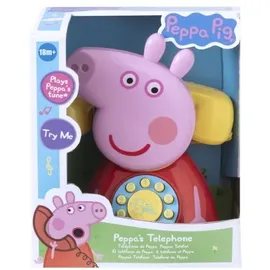 Peppa Pig Spielzeug-Telefon für Kinder Rosa/Rot