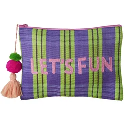 RICE Recycelte Kosmetik Tasche, Model 4, LET'S FUN