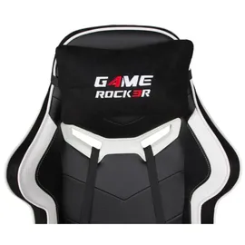 Duo Collection GAME-ROCKER G-30 Gaming-Stuhl Schwarz/Weiß