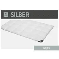 SPESSARTTRAUM Daunendecke Silber warm 100% Daunen, Füllung: 100% Daunen 155x220 cm