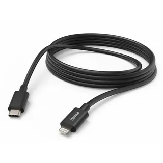Hama 00187274 Lightning-Kabel 3 m Schwarz