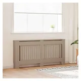 vidaXL Heizkörperabdeckung 2 pcs Braun 172 x 19 x 81,5 cm