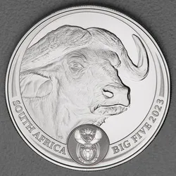 Silbermünze 1oz Büffel 2023 Big Five II (Südafrika)