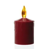 MARELIDA LED Kerze für Außen rot