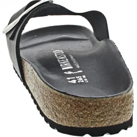 Birkenstock Madrid Big Buckle Nubukleder geölt schwarz 37
