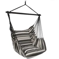 HOPLO Hängesessel B&W 360 XXL mit 2 Kissen 100