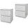 Hti-Living Nachtschrank Thekla 34 x 30 x 41 cm Weiß