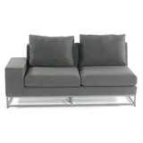 SonnenPartner Unique 2-Sitzer Outdoortextil anthrazit