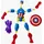Marvel MixMashers Actionfigur Captain America 12 cm