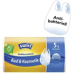 swirl® Kosmetikbeutel 3290 5,0 l weiß, 40 St.