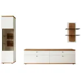 MCA Furniture MCA Wohnwand Matadi Lack Weiß