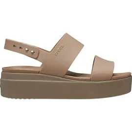 Crocs Brooklyn Low Wedge Herren Latte/Mushroom 36
