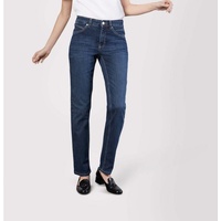 MAC Melanie Jeans Straight Leg in New Basic Wash-D38 / Regular fit - Dunkelblau - 38/L36