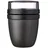 Lunchpot Ellipse schwarz 10,7 x 15,1 x 10,7 cm 0,5 l + 0,2 l