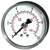 Riegler Standardmano »pressure line« G 1/4 hinten 0-10,0 bar/150