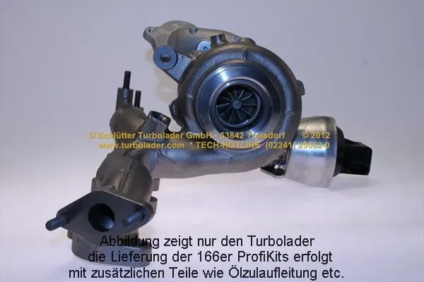 SCHLÜTTER TURBOLADER Lader, Aufladung 16609345 für VAG
