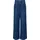 Comma, Wide Leg Jeans Anna mit Bundfalte - blau - 46/REG