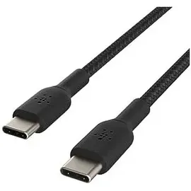Belkin Boost Charge USB-C – USB-C Geflochtenes Kabel 1 Meter Schwarz