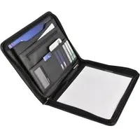 Desq DESQ® A4-Schreibmappe mit umlaufendem Reißverschluss | Dutch Design, Schwärz