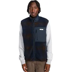 Outdoorjacke ELEMENT "Lake Sherpa", Herren, Gr. L, eclipse navy, java plaid, 100% Polyester, Jacken